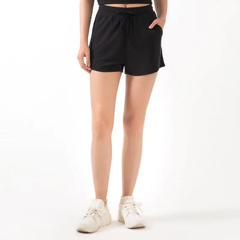 Lace Wide Loose Yoga Shorts for Women&