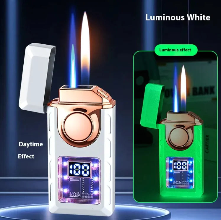 Ignition Power Display Double Fire Cigarette Lighter