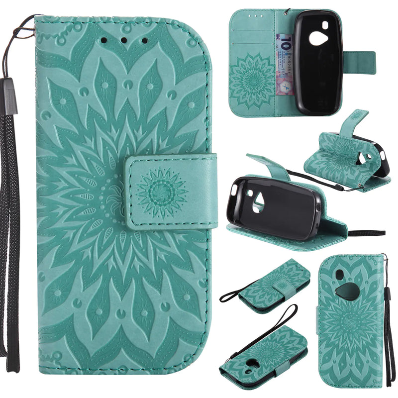 Nokia 3310 Sunflower Pattern Wallet Phone Case