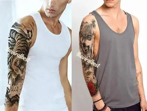 Easy Apply Waterproof Full Arm Sleeve Tattoo