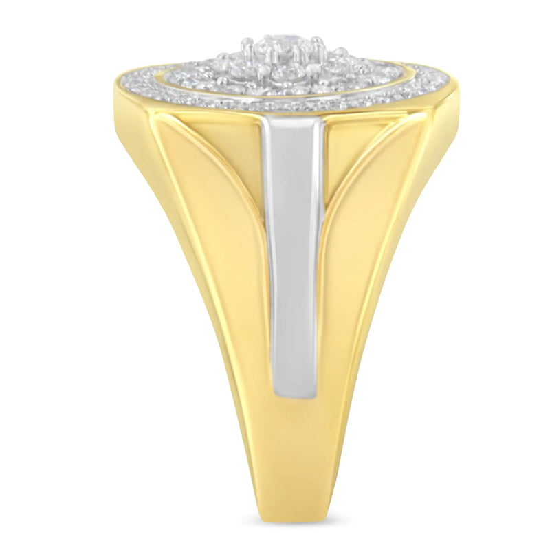 14K Yellow Gold Round-Cut Diamond Ring (1 1/2 cttw, H-I Color, SI2-I1 Clarity)