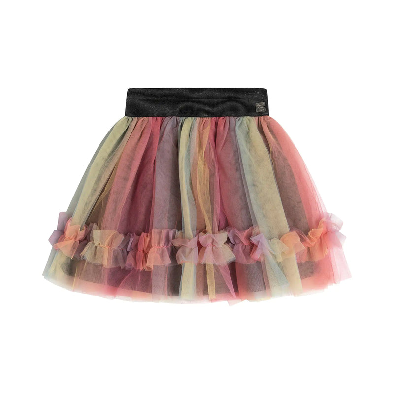 Rainbow Mesh Skirt