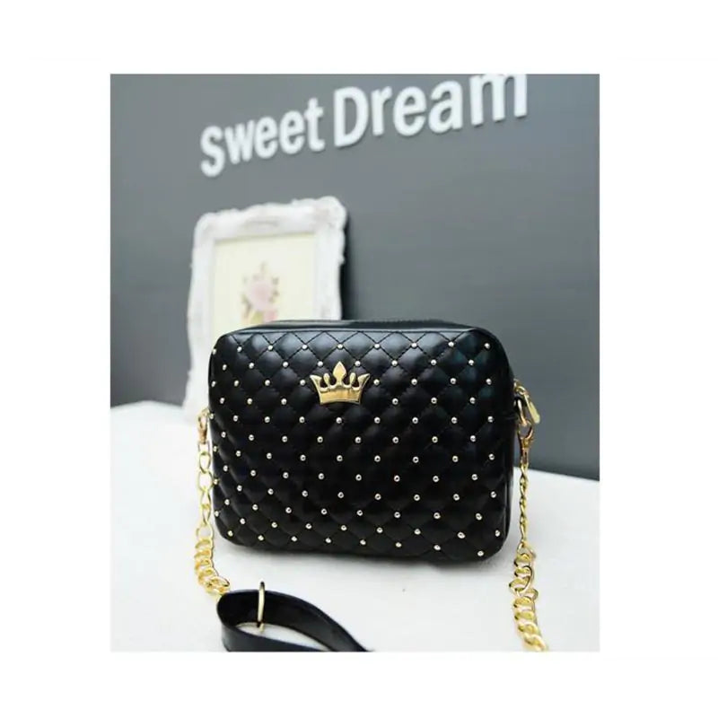 Rivet Chain Crown Bag