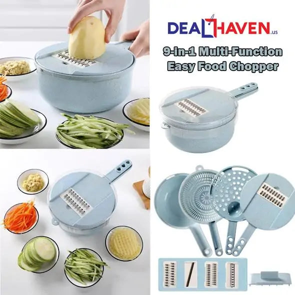 9-in-1 Multi-Function Easy Food Chopper