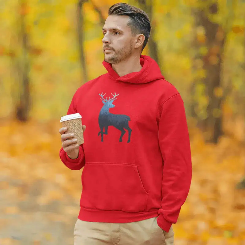 Deer Color 2 Mens Hoodie