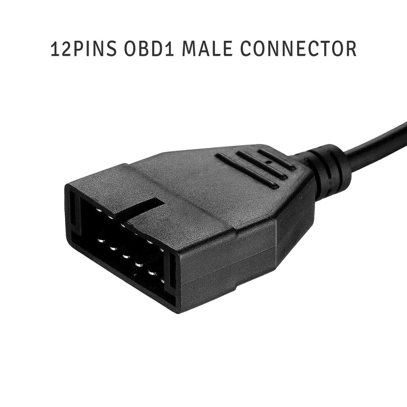 12 Pin OBD1 To 16 Pin OBD2 Convertor Adapter Cable For GM Diagnostic Scanner US