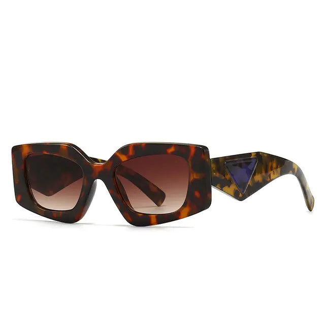 Retro Rectangular Cat Eye Sunglasses