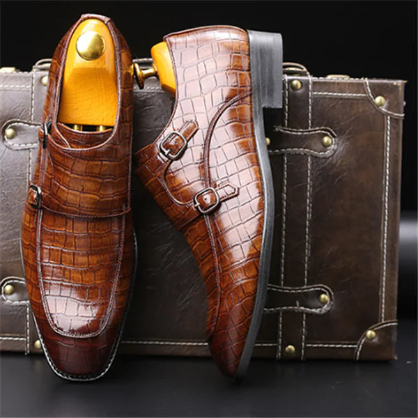 Pointed Leather Business Shoes
