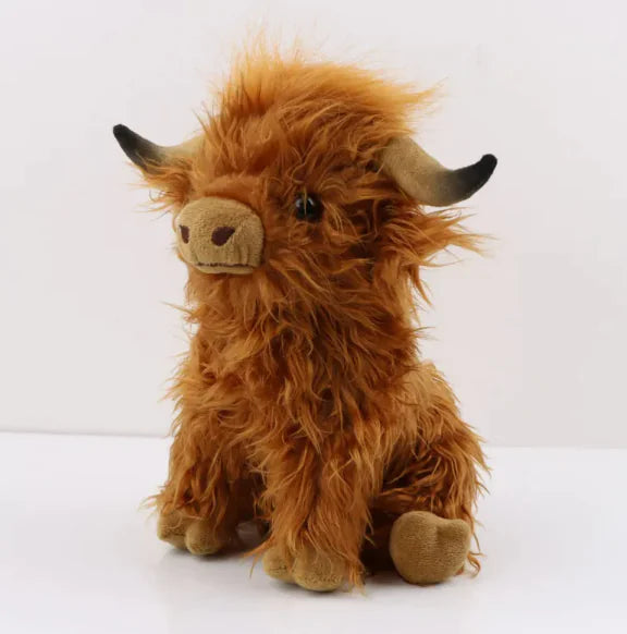 Scottish Highland Cow Long-Hair Plush Toy