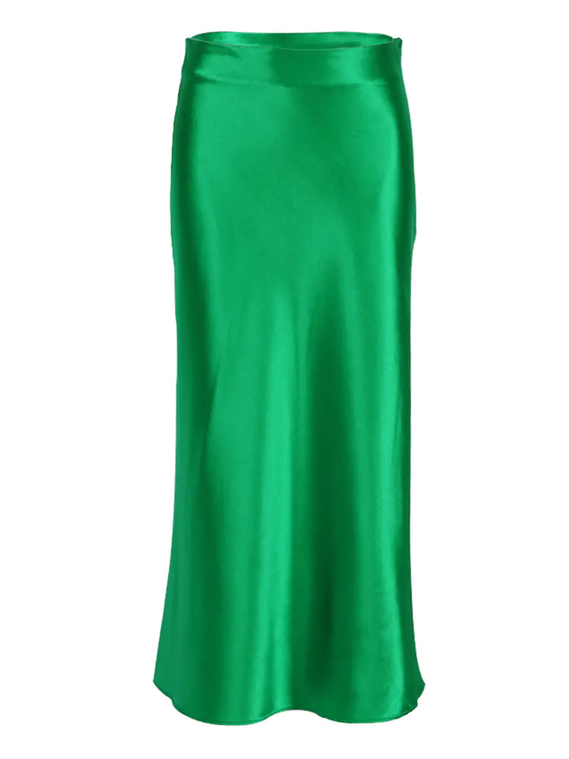 High-Waist A-Line Skirt