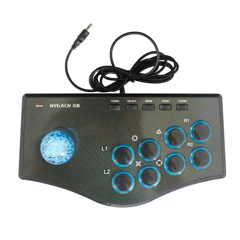 Wired Arcade Joystick USB Game Controller for PS3 & PC