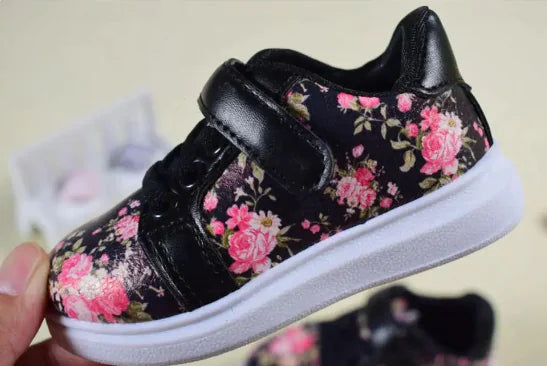 Step Back in Style with Retro Hip Floral Sneakers