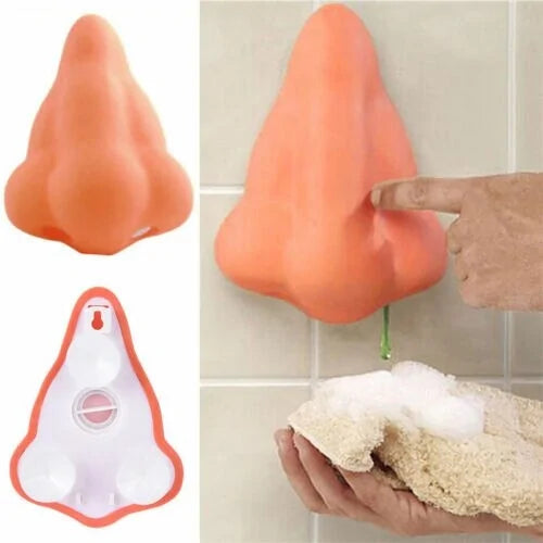 Soft Rubber Nose Shape Soap Dispenser