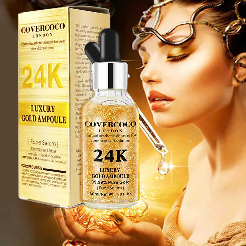 24K Gold Face Serum Moisturizer and Firming Essence