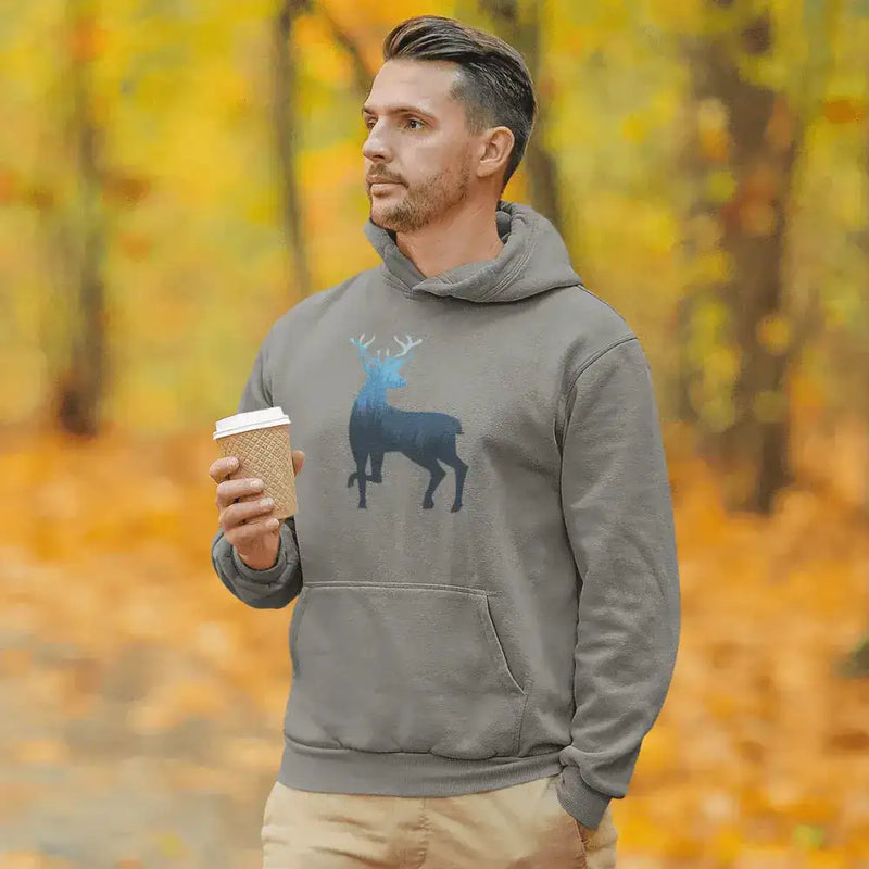 Deer Color 2 Mens Hoodie