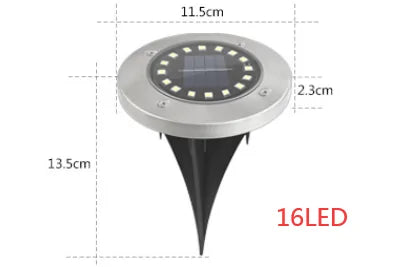 Solar Garden Disk Light