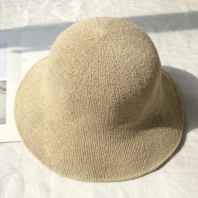 Knitted Soft Breathable Summer Fisherman Hat