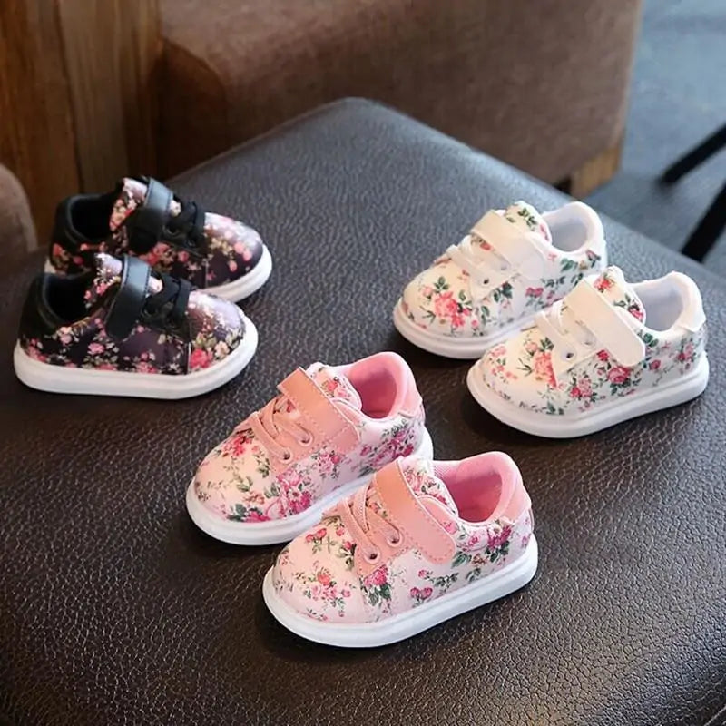 Step Back in Style with Retro Hip Floral Sneakers