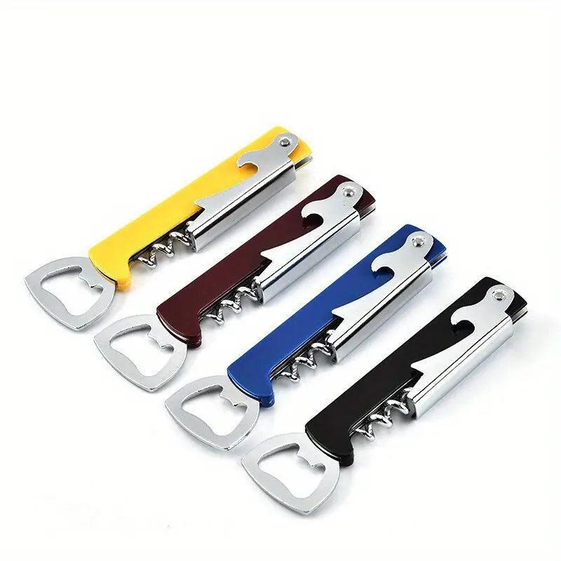 Bottle Opener Keychain Corkscrew for Wine and Beer