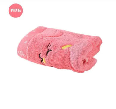 Bamboo Fiber Kitten Hand Towels