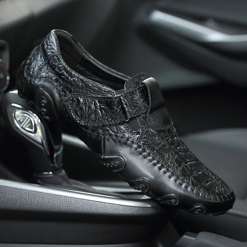 Octopus Shoes, Doudou Shoes, Leather Driving Shoes