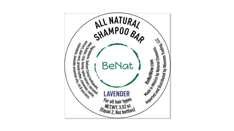 All-Natural Shampoo Bar. Plastic-Free