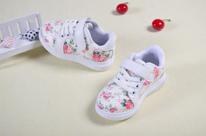 Step Back in Style with Retro Hip Floral Sneakers