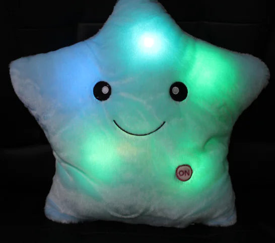 Star Shape Glowing Pillow