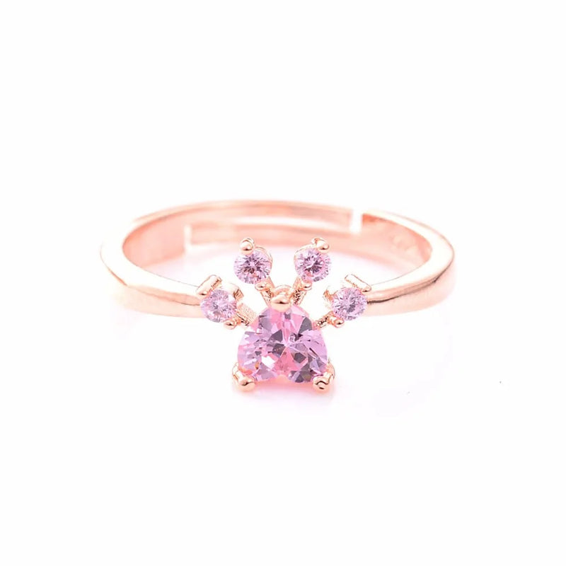 Claw Rose Gold Rings