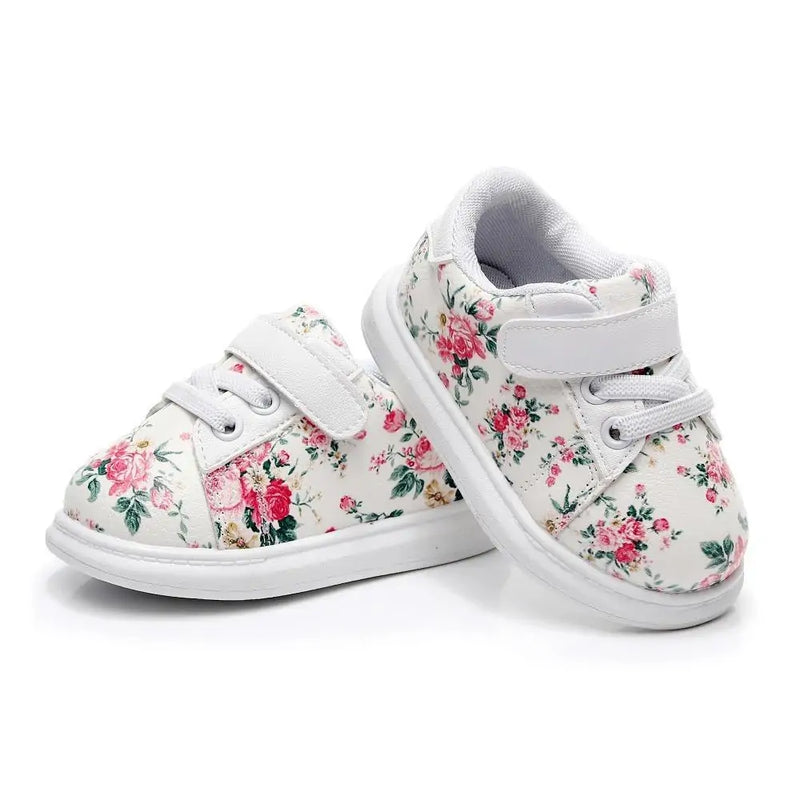 Step Back in Style with Retro Hip Floral Sneakers