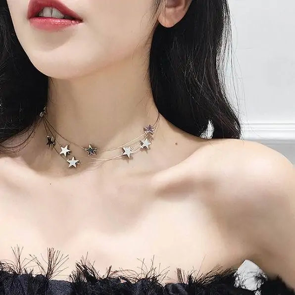 Star Clavicle Chain Necklace