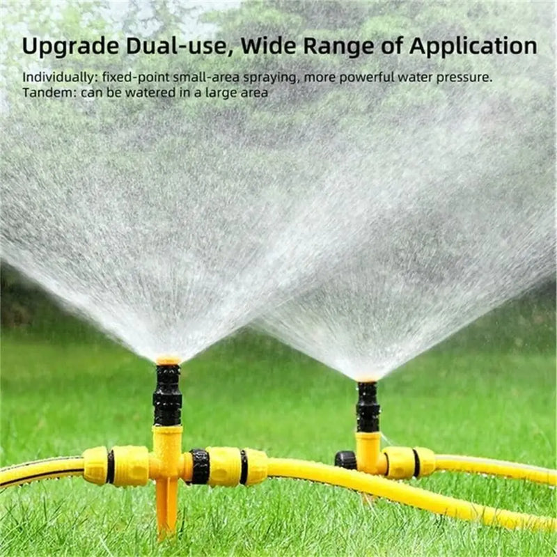 360° Rotation Auto Irrigation System Garden Lawn Sprinkler Patio Save Water USA