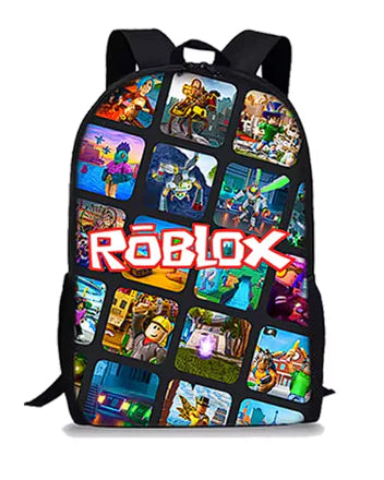 3D Cartoon Roblox Backpack for Kids