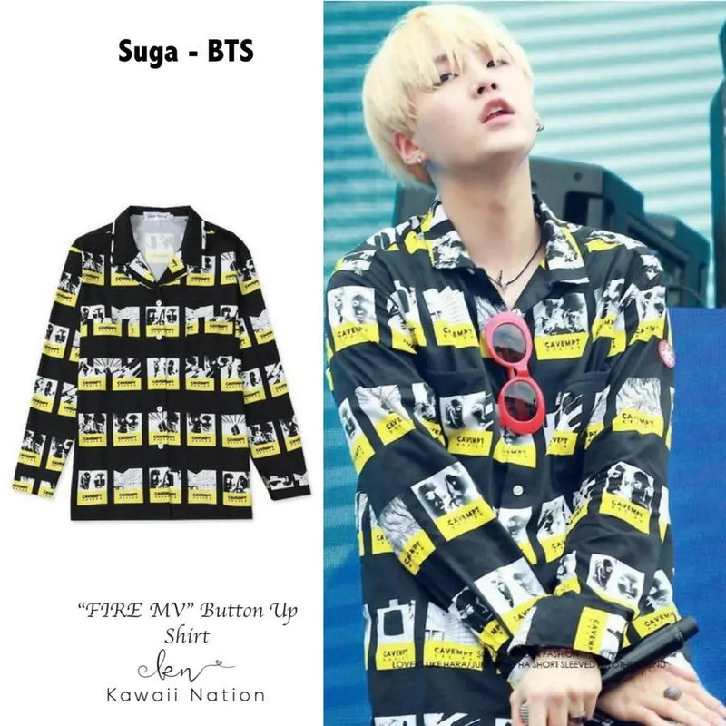 K-Pop Button Up Shirt