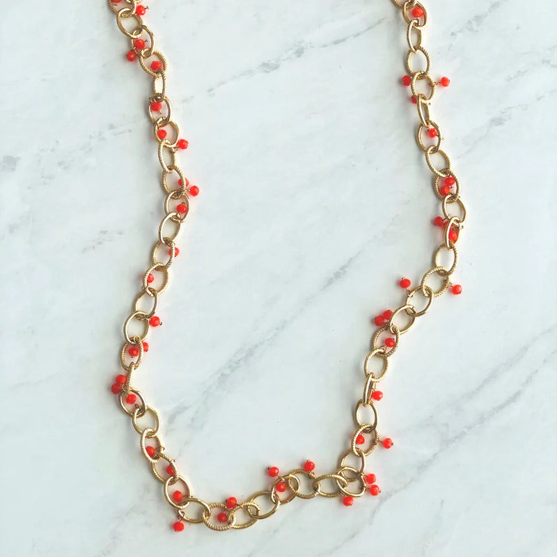 Chain Droplets Necklace