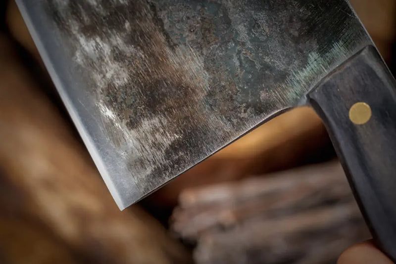 Handcrafted Forged Steel Vegetable Knife, Portable Outdoor Tool