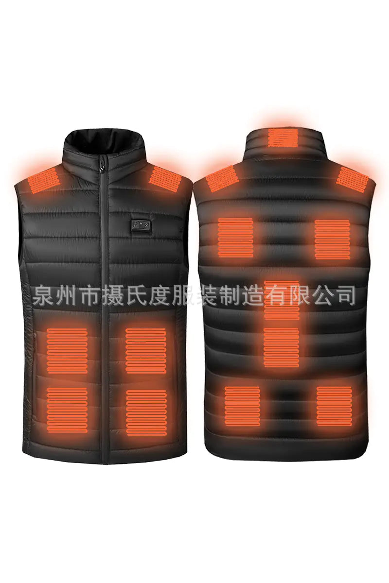 Three-Control USB Heating Thermal Vest