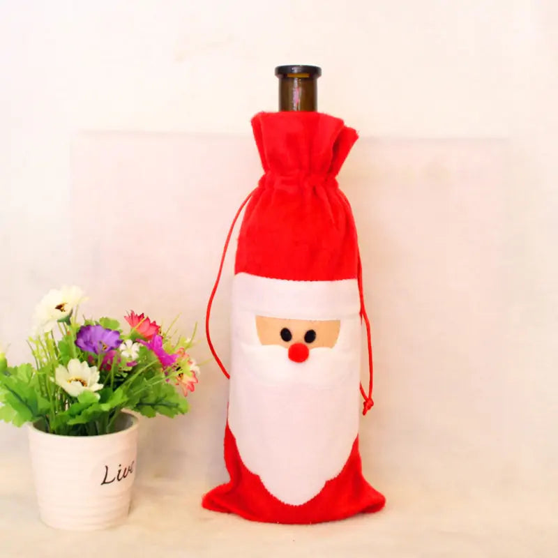 Elegant Red Wine Bottle Bags