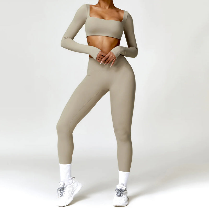 Winter Nude Feel Tight Yoga Suit