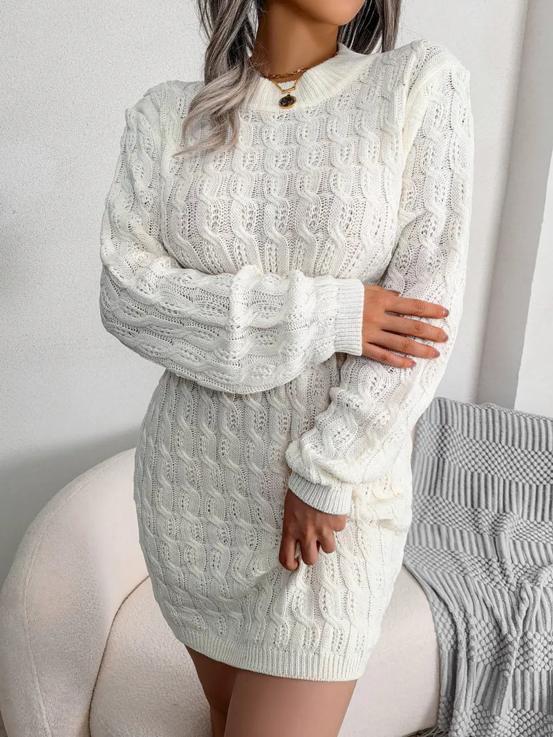 2023 Autumn Winter Casual Knitted Dress for Women