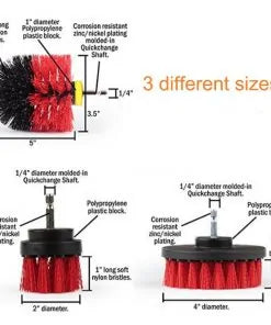 3PCS POWER SCRUBBER BRUSH