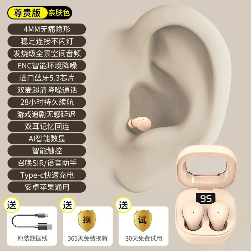 Mini Pro4SS Invisible True Wireless Bluetooth Earbuds