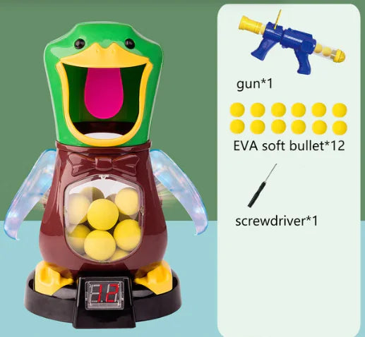 Air Pump Shooting Target Game with Soft Bullet Gun