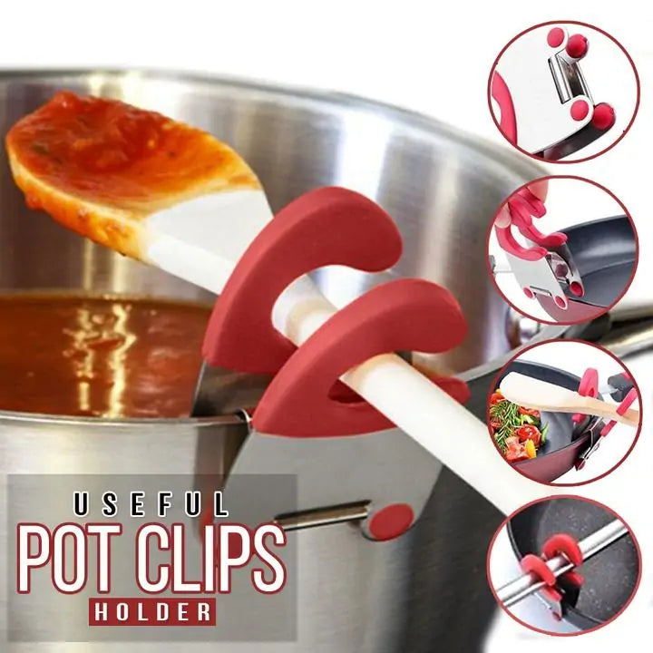 CookMate? Pot Clips Spatula Holder