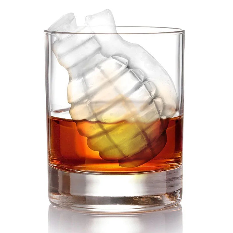 Grenade Ice Cube Mold