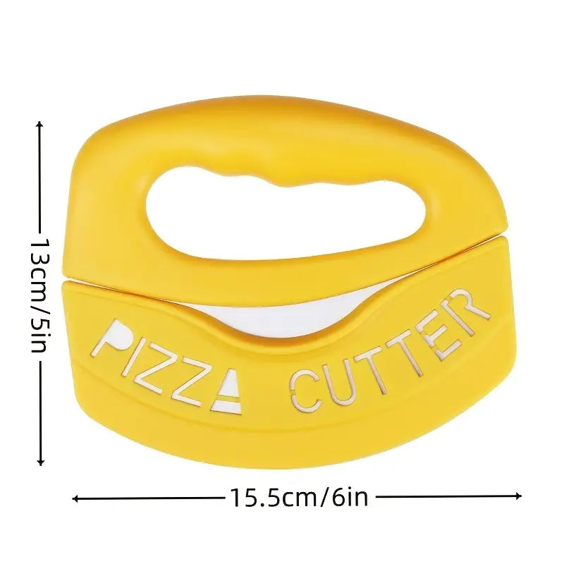 Stainless Steel Pizza Cutter with Protective Sheath