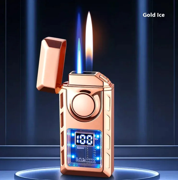 Ignition Power Display Double Fire Cigarette Lighter