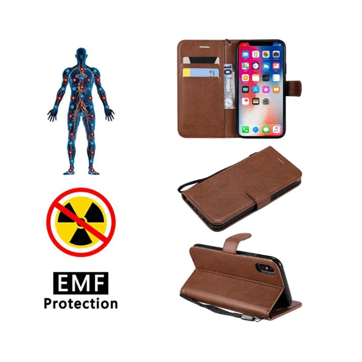 Anti Radiation RFID Blocking Wallet Iphone Case