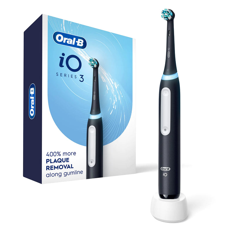 Oral-B iO3 Electric Toothbrush (1) with (1) Ultimate Clean Brush Head and (1) Charger