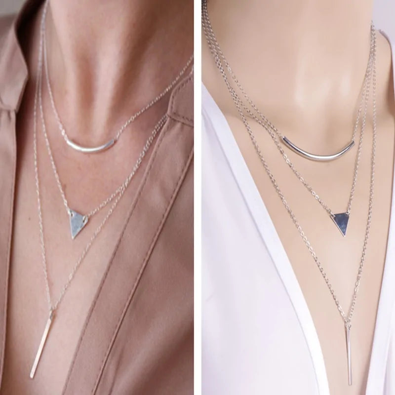 Triangle Necklaces